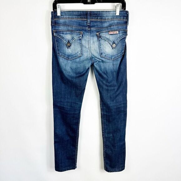 HUDSON JEANS SKINNY BLUE DENIM SIZE 26 COLLIN FLAP POCKET WOMEN'S PANTS W422DHA - Picture 5 of 11